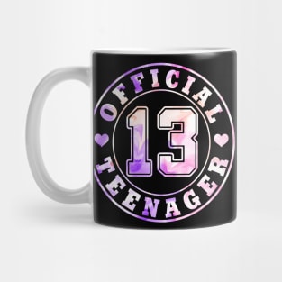 13th Birthday Official Teenager Girls Mug